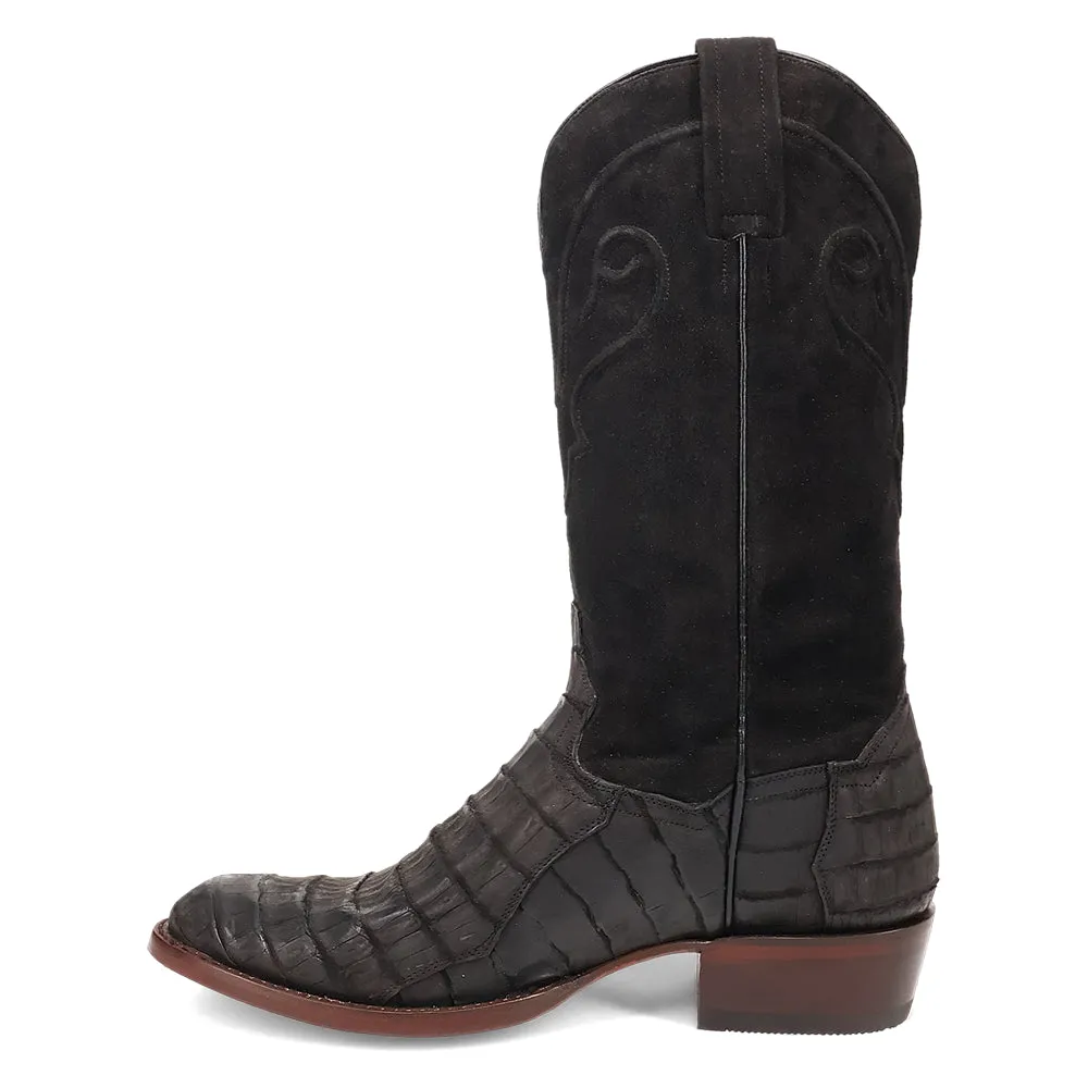 Alvis Emrboidered Caiman Round Toe Pull On Cowboy Boots sold by Shoebacca product image thumbnail 3