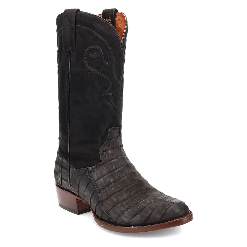 Alvis Emrboidered Caiman Round Toe Pull On Cowboy Boots sold by Shoebacca product image thumbnail 2