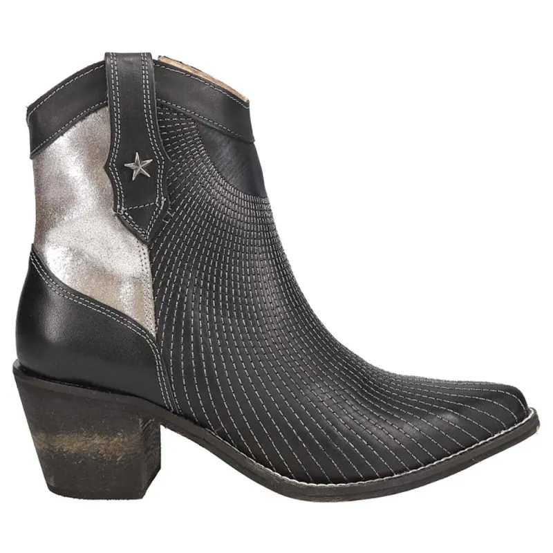 Embroidery and Star Zippered Cowboy Booties made by Shoebacca
