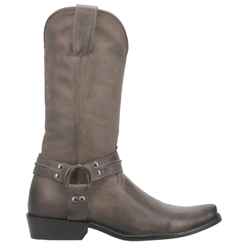 Hombre Square Toe Pull On Cowboy Boots made by dingo