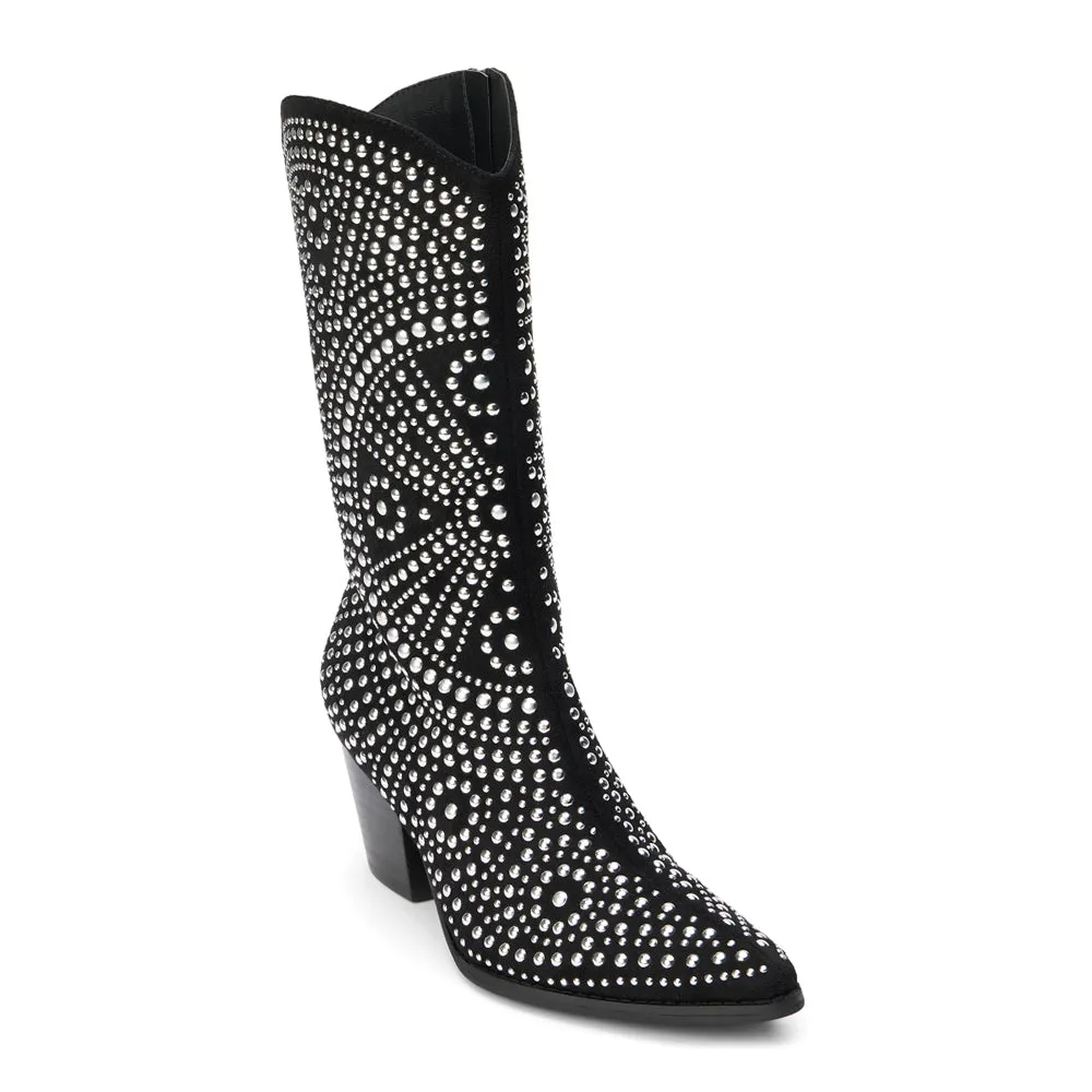 Twain Studded Pointed Toe Zippered Cowboy Boots sold by Shoebacca product image thumbnail 2