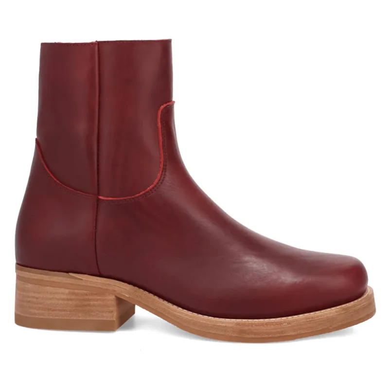 Banner Round Toe Zippered Boots made by dingo