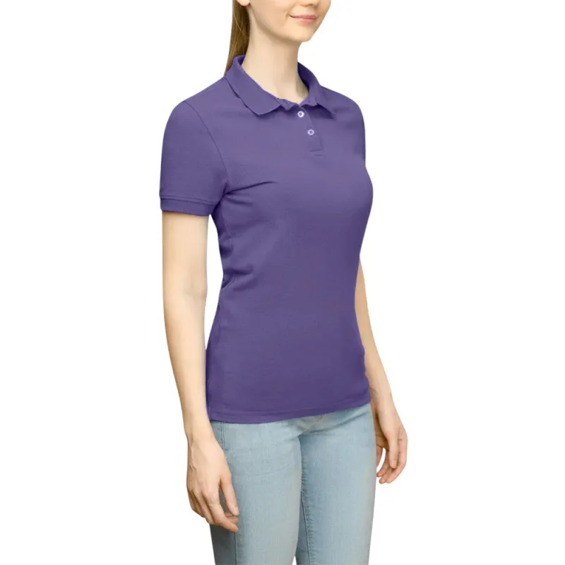 Solid Jersey Short Sleeve Polo Shirt made by Shoebacca