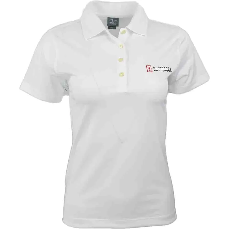 Solid Jersey Short Sleeve Polo Shirt made by Shoebacca