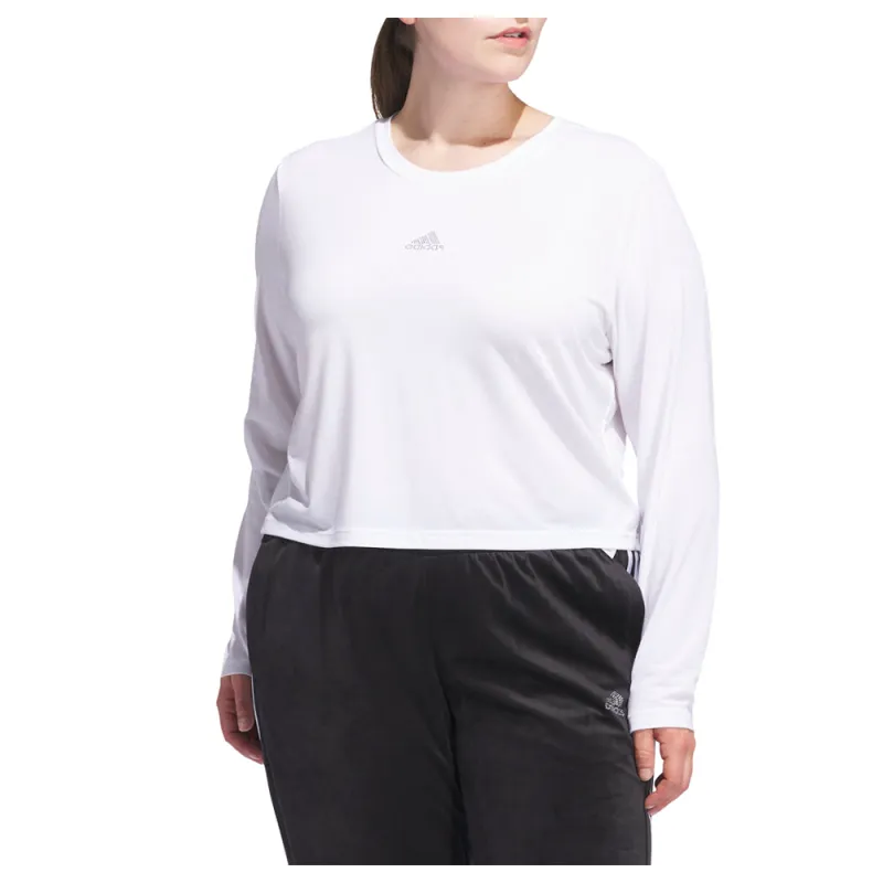 Y2K Glam In Crew Neck Long Sleeve Pullover Shirt (Plus) sold by Shoebacca