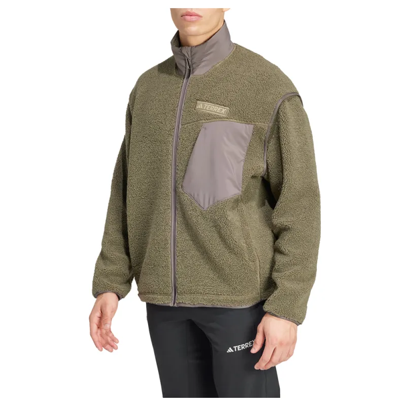 Terrex Xploric High Pile Fleece Full Zip Jacket sold by Shoebacca