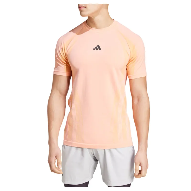 Tennis Pro Seamless Crew Neck Short Sleeve Athletic T-Shirt sold by Shoebacca