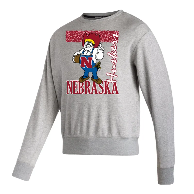 Nebraska Cornhuskers Graphic Crewneck Sweatshirt sold by Shoebacca