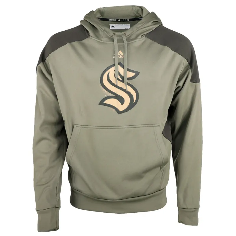 Seattle Kraken Pullover Hoodie made by Adidas