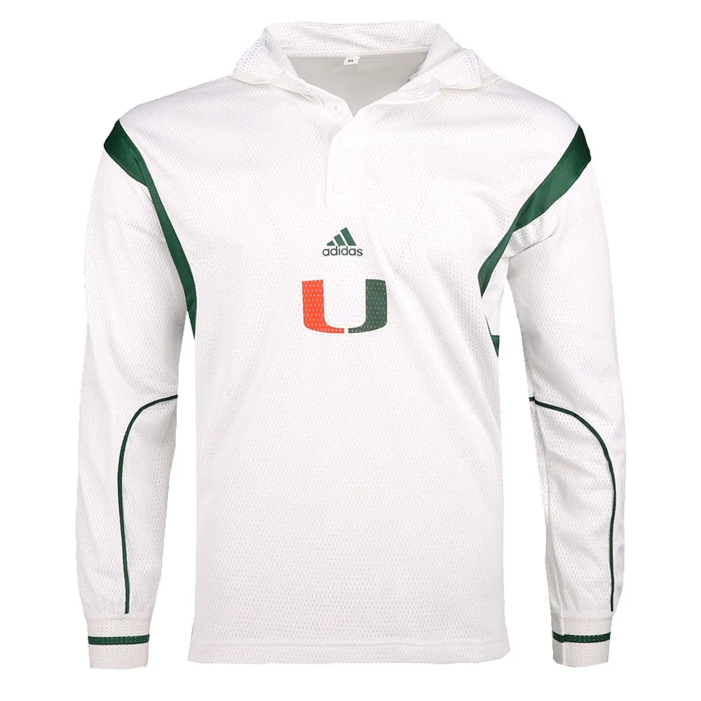 Miami Hurricanes Long Sleeve Hooded Button Up Sweatshirt sold by Shoebacca