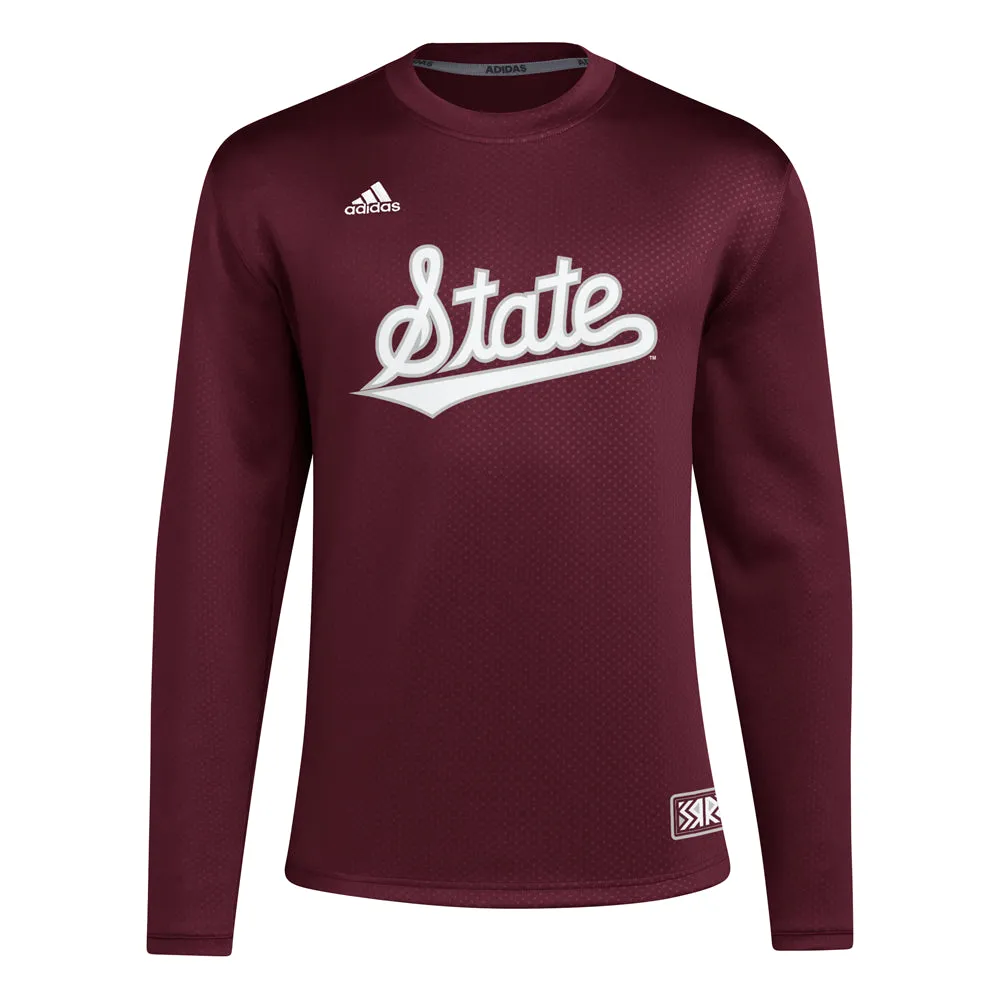 Mississippi State Bulldogs Icon Crew Neck Pullover Sweatshirt sold by Shoebacca