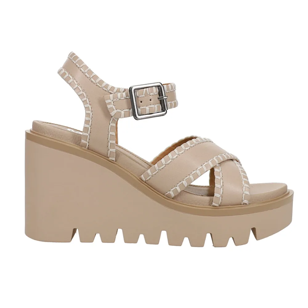 Cienna Ankle Strap Wedge Sandals sold by Shoebacca