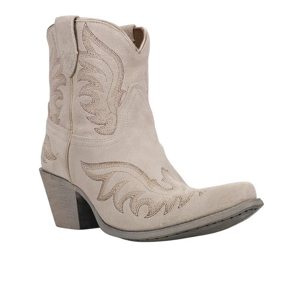 Chandler Embroidered Pointed Toe Pull On Cowboy Booties sold by Shoebacca product image thumbnail 2