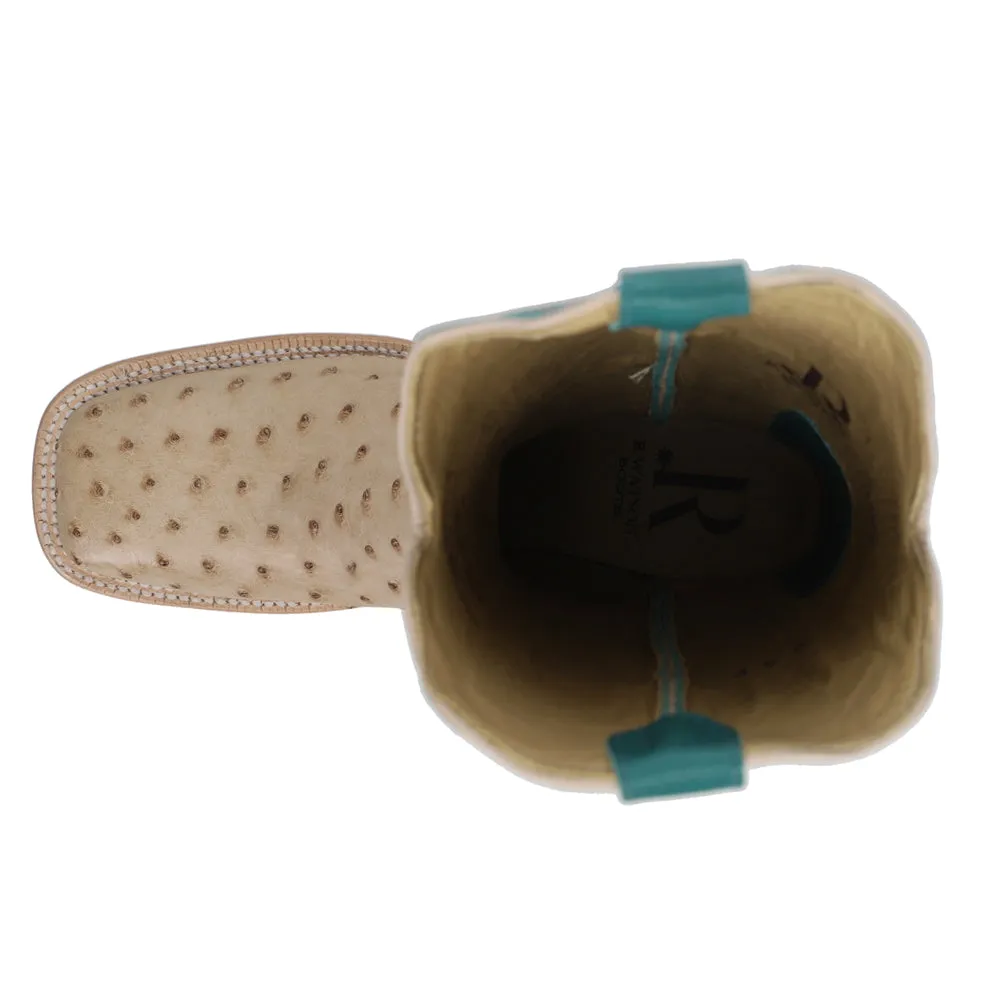 Full Quill Ostrich Embroidered Square Toe Cowboy Boots sold by Shoebacca product image thumbnail 4