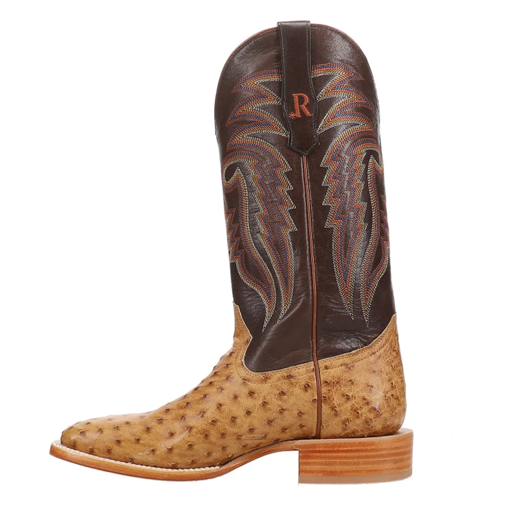 Full Quill Ostrich Embroidered Square Toe Cowboy Boots sold by Shoebacca product image thumbnail 3