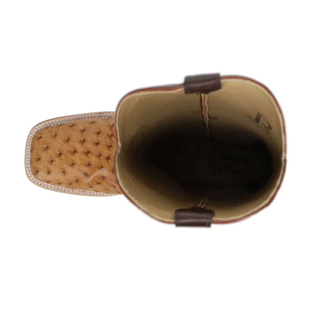 Full Quill Ostrich Embroidered Square Toe Cowboy Boots sold by Shoebacca product image thumbnail 4