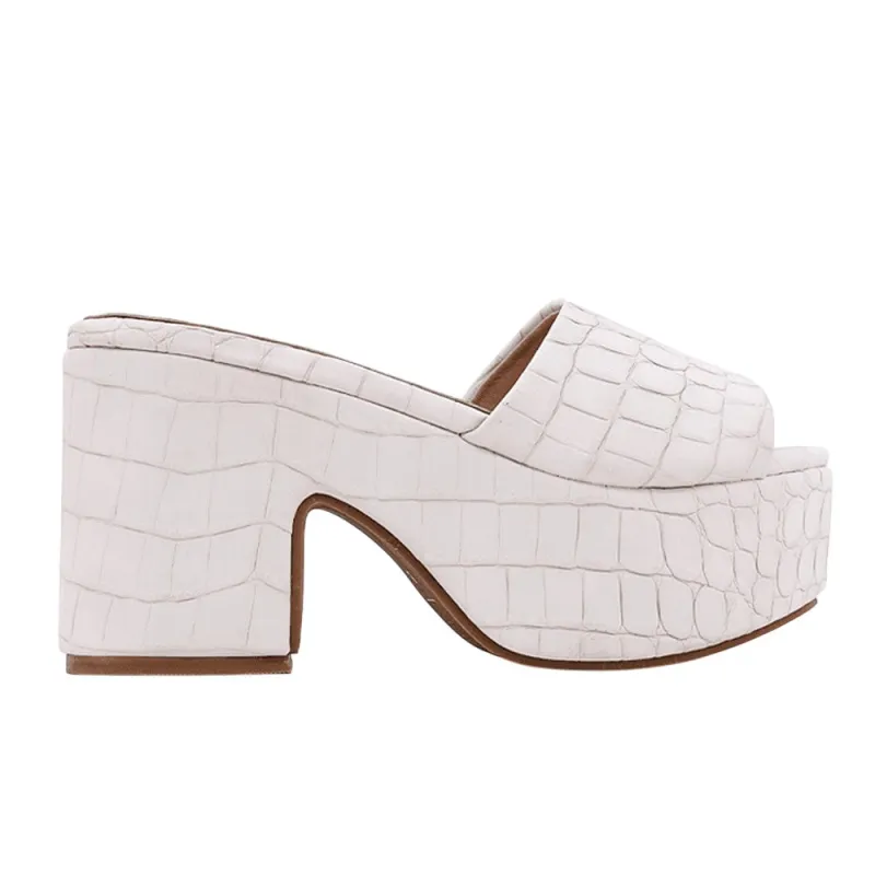 Giza Croc Platform Sandals made by ShuShop
