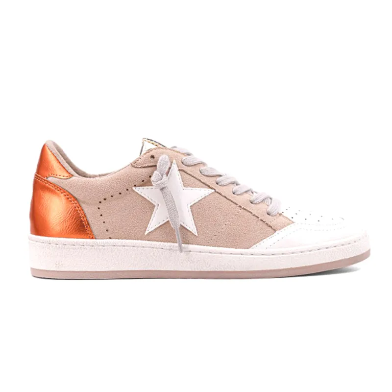 Paz Metallic Lace Up Sneakers sold by Shoebacca