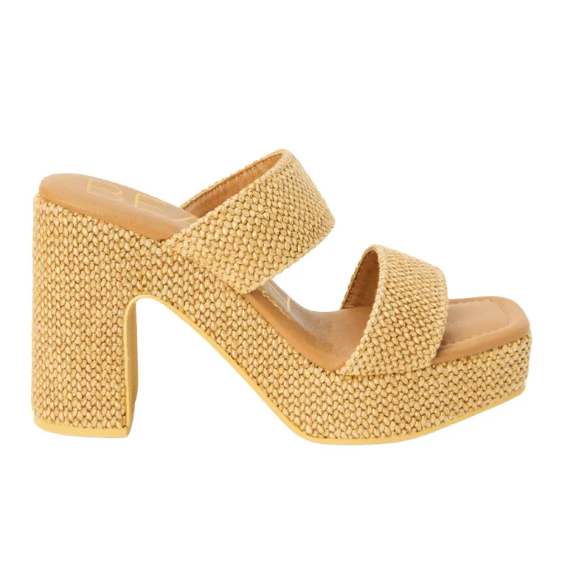 Gem Platform Block Heel Sandals sold by Shoebacca