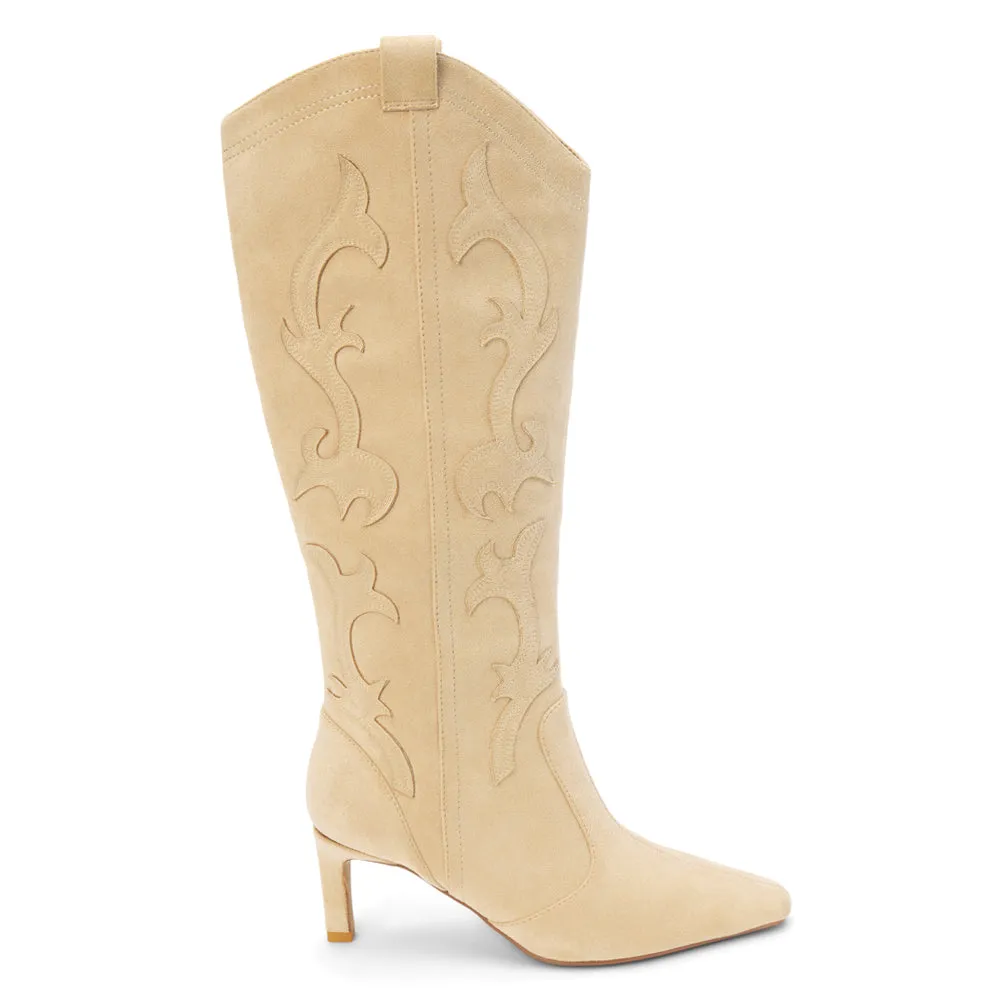 Abrams Embroidered Pointed Toe Pull On Cowboy Boots sold by Shoebacca