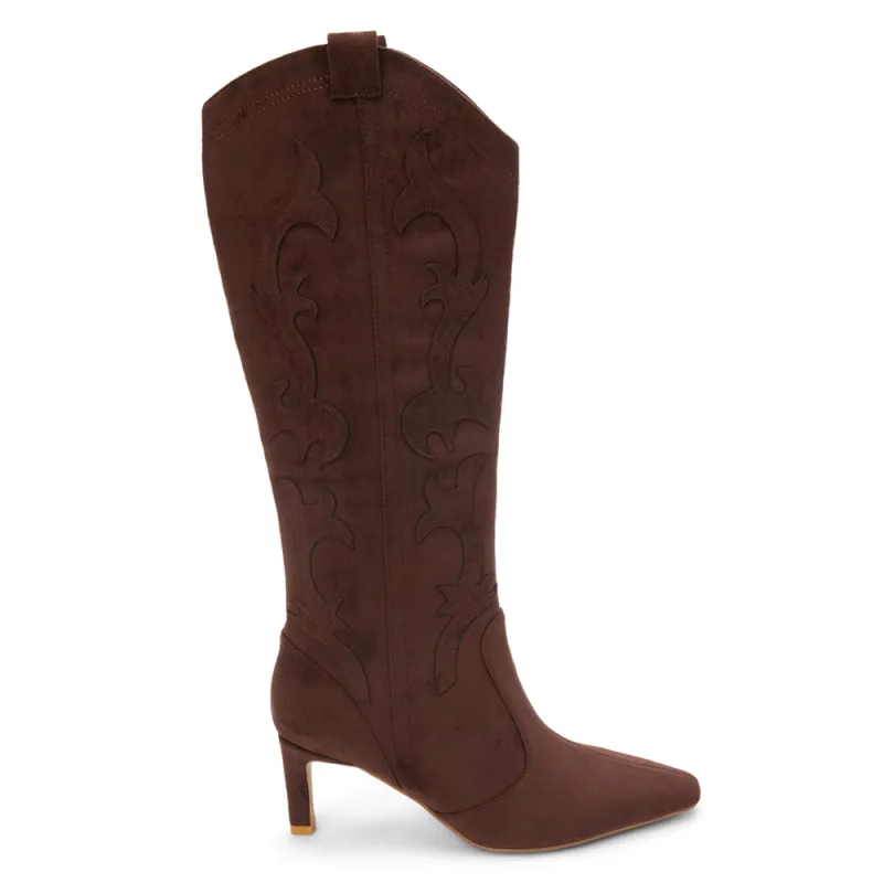 Abrams Embroidered Pointed Toe Pull On Cowboy Boots sold by Shoebacca