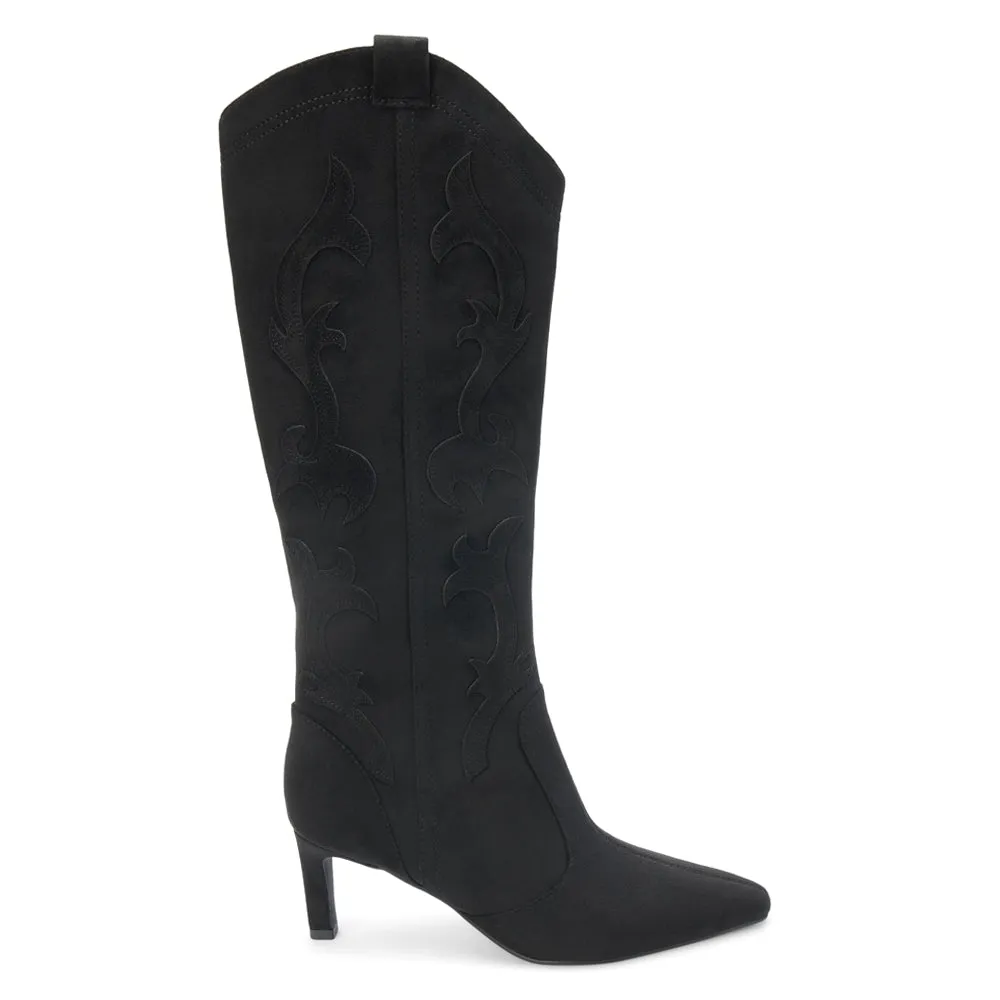 Abrams Embroidered Pointed Toe Pull On Cowboy Boots sold by Shoebacca