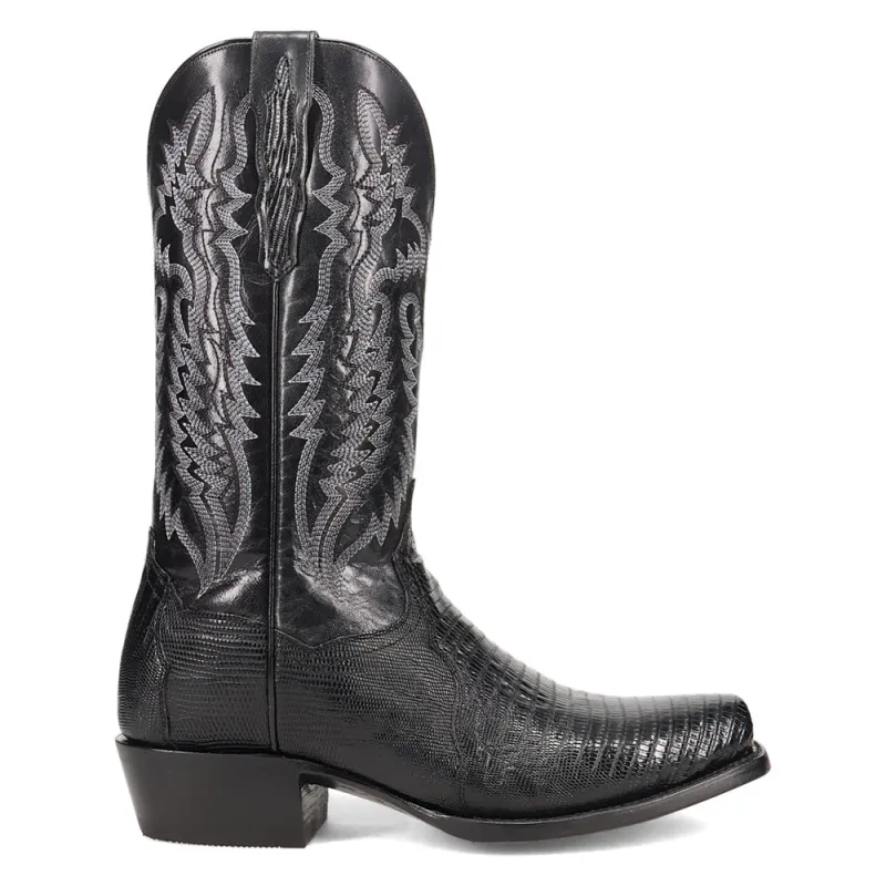 Ringold Lizard Embroidered Square Toe Pull On Cowboy Boots sold by Shoebacca