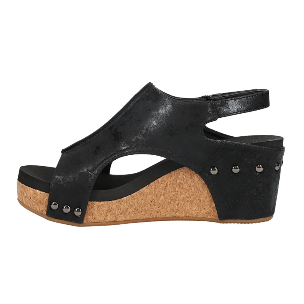 Carley Studded Slingback Wedge Sandals sold by Shoebacca product image thumbnail 3