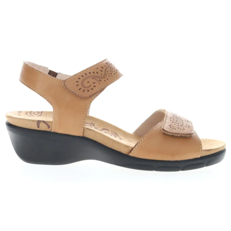 Wanda Cut-Outs Ankle Strap Wedge Sandals sold by Shoebacca