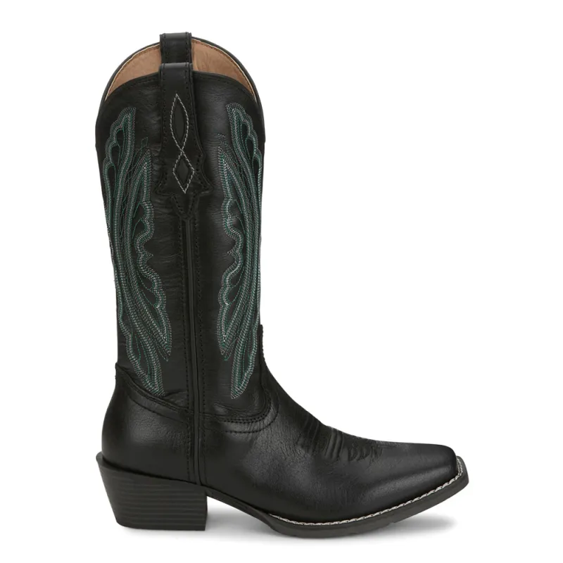 Rae Midnight Embroidered Square Toe Cowboy Boots sold by Shoebacca