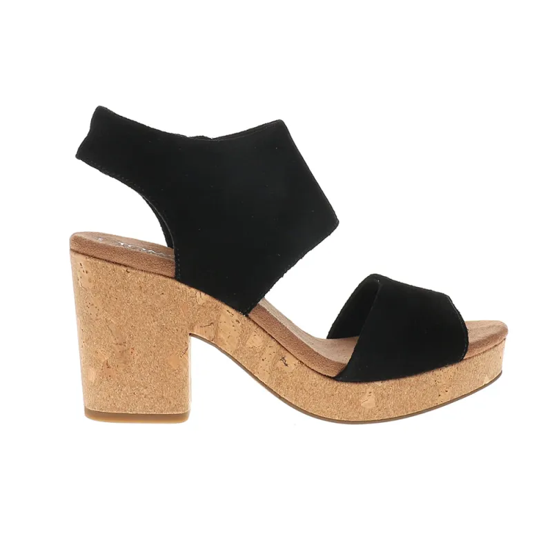 Majorca Cork Block Heel Sandals sold by Shoebacca