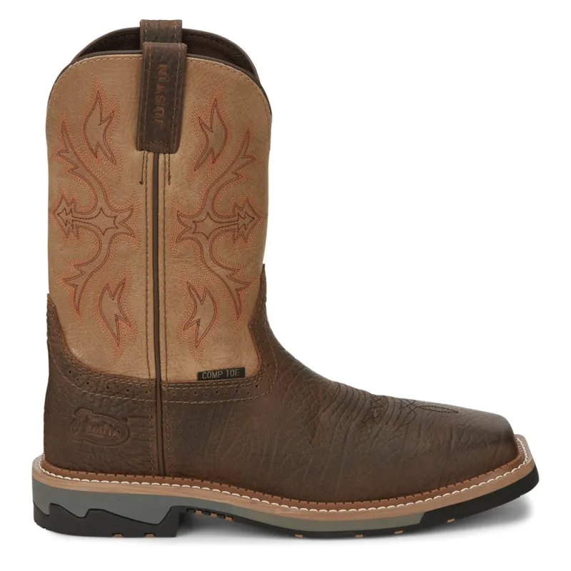 Bolt 11 Inch Composite Toe Work Boots made by Justin Boots