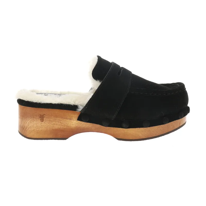 Melody Shearling Platform Clogs sold by Shoebacca