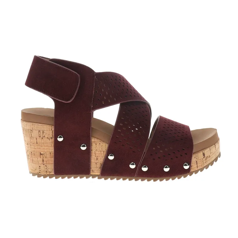 Guilty Pleasure Studded Wedge Slingback Sandals made by Corkys