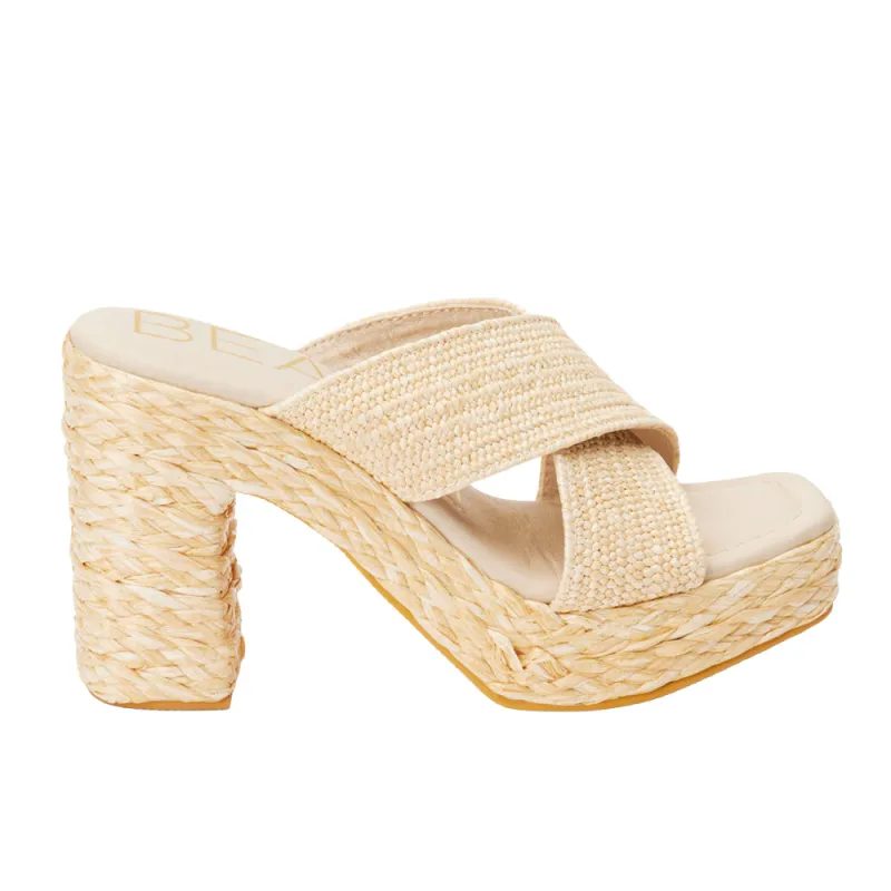 Caravan Block Heel Platform Espadrille Sandals sold by Shoebacca
