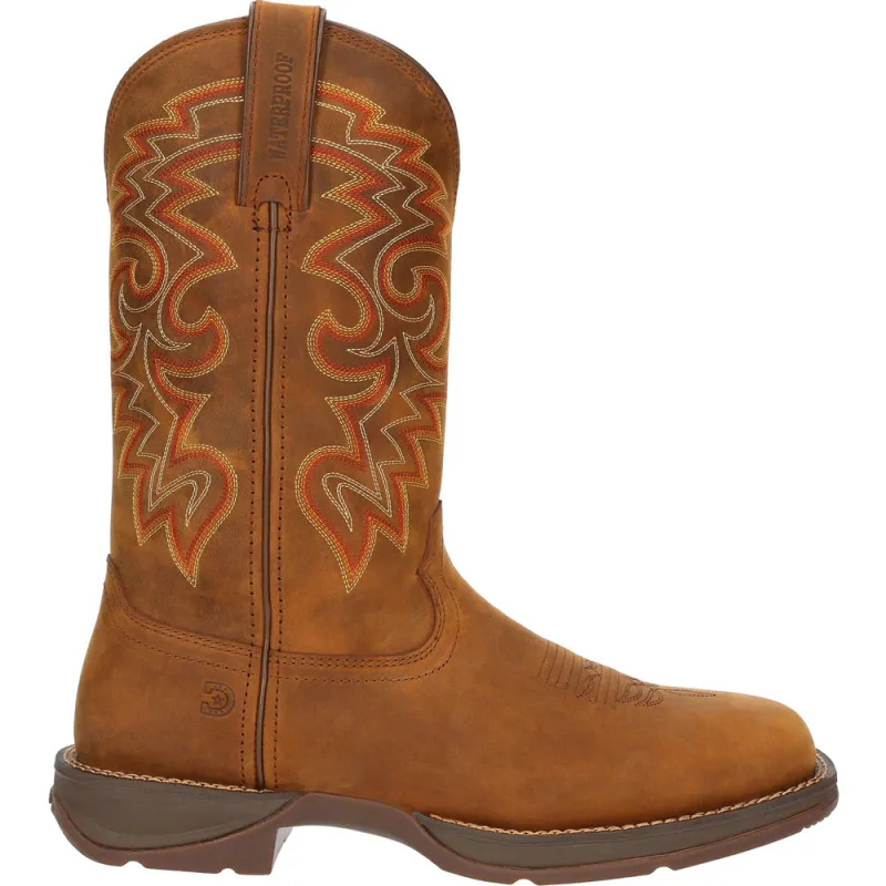Rebel Waterproof Square Toe Cowboy Boots made by Durango