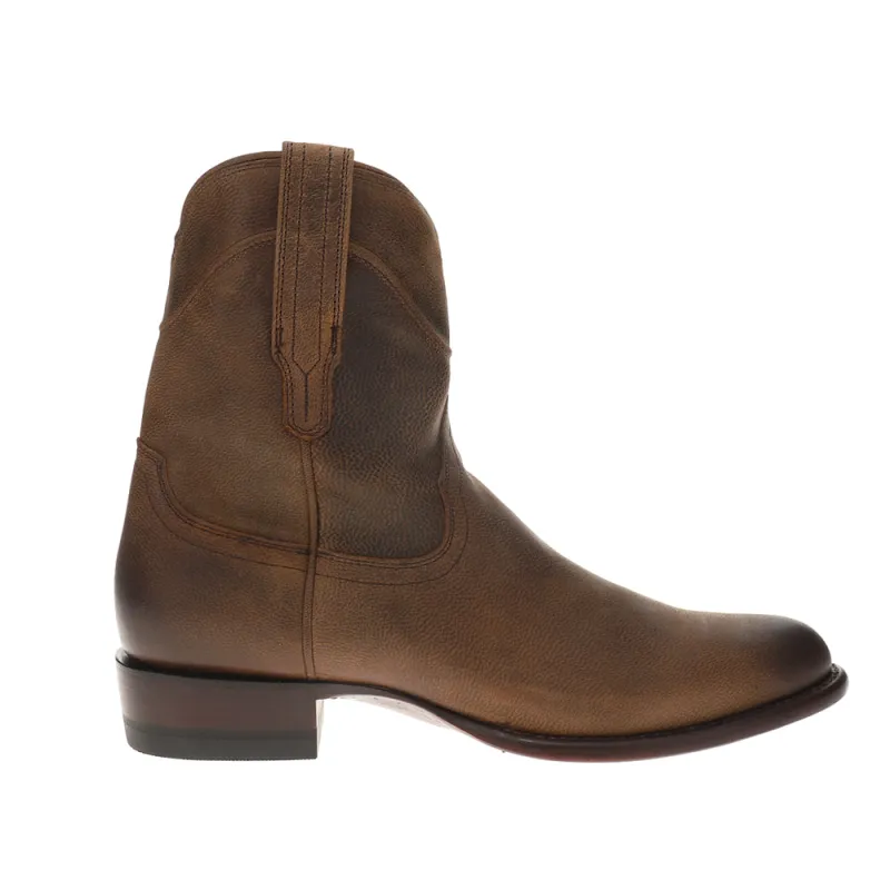 The Dean Round Toe Zippered Cowboy Boots sold by Shoebacca