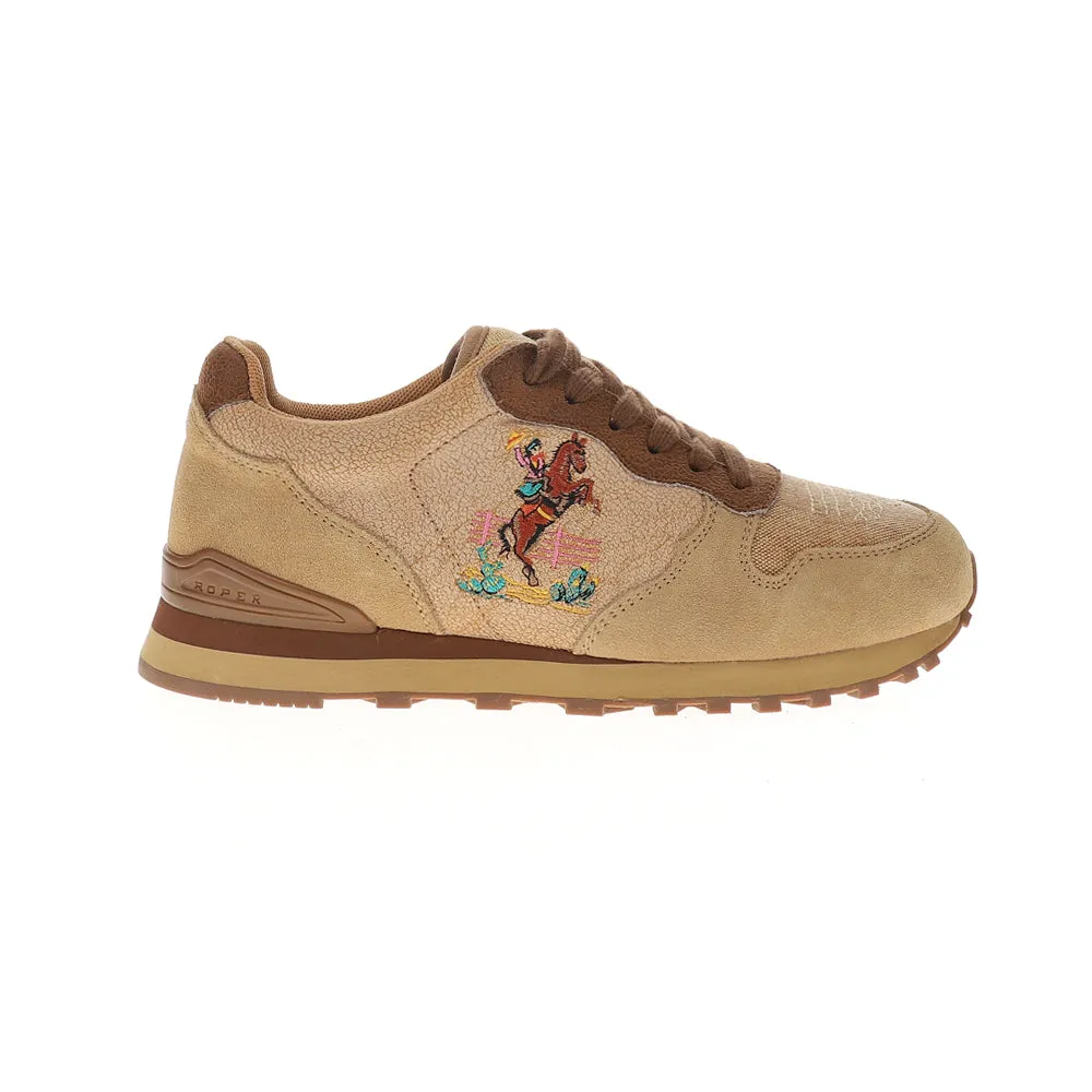 Giddyup Embroidered Lace Up Sneakers sold by Shoebacca