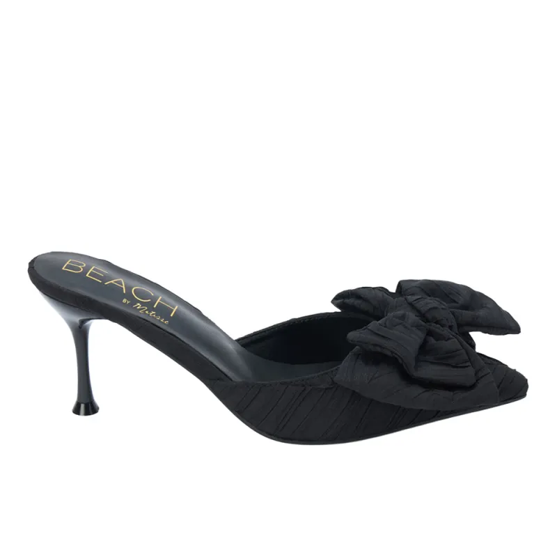 Goldie Pointed Toe Kitten Heel Mules sold by Shoebacca