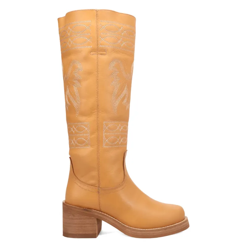 Avalon Embroidered Round Toe Pull On Cowboy Boots sold by Shoebacca