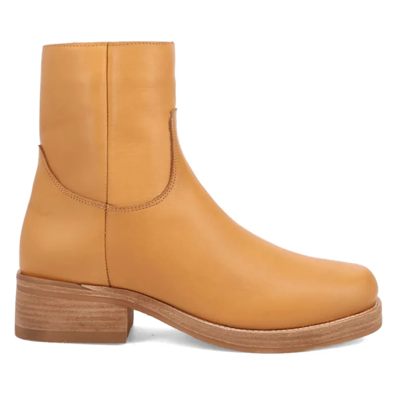 Banner Round Toe Zippered Boots made by dingo