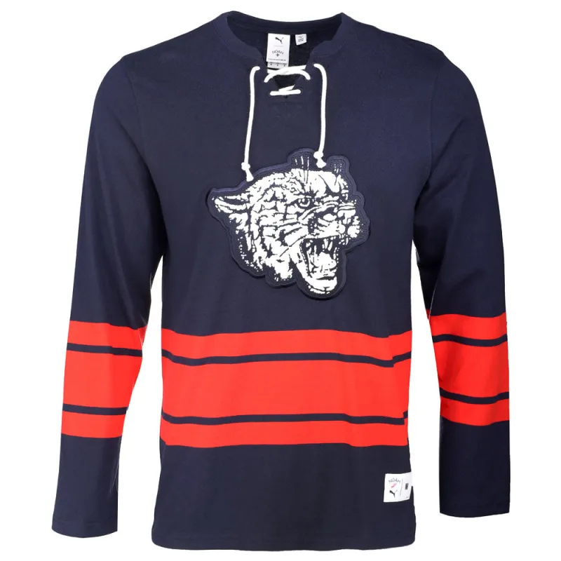 Noah Striped V Neck Long Sleeve Hockey Jersey sold by Shoebacca