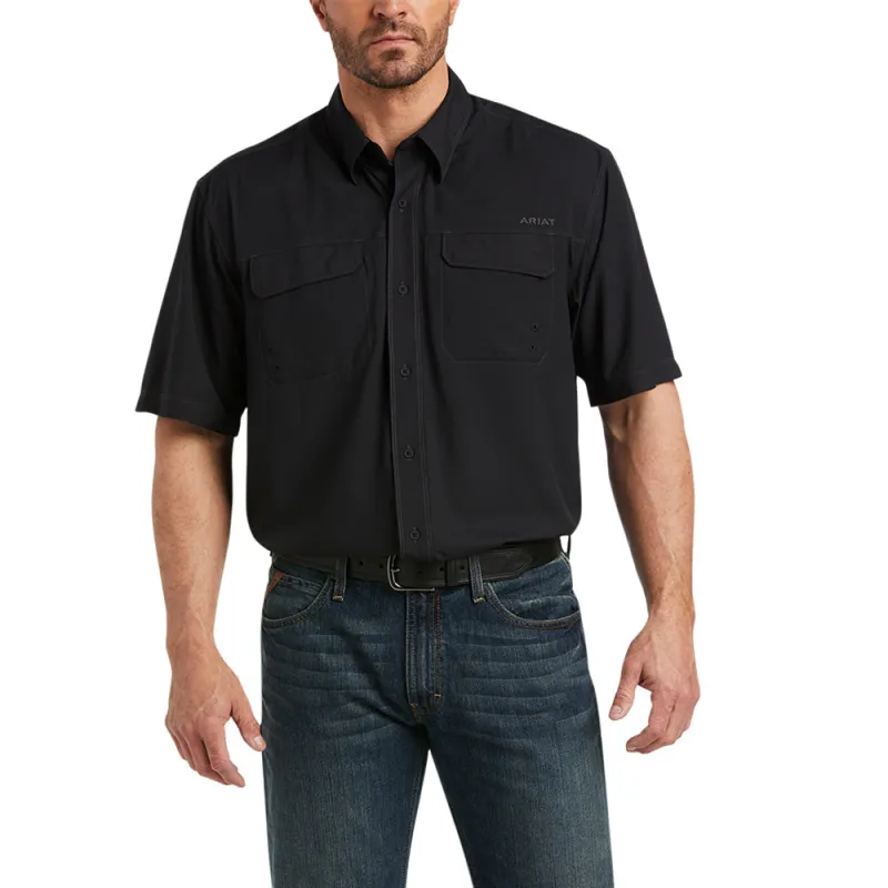 VentTEK Outbound Collared Short Sleeve Button Up Shirt sold by Shoebacca