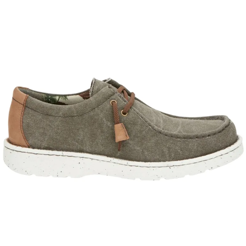 Hazer Moc Toe Slip On Shoes made by Justin Boots