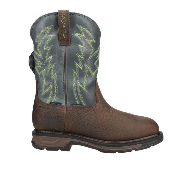Workhog XT BOA 11 Inch Waterproof Composite Toe Work Boots made by Ariat