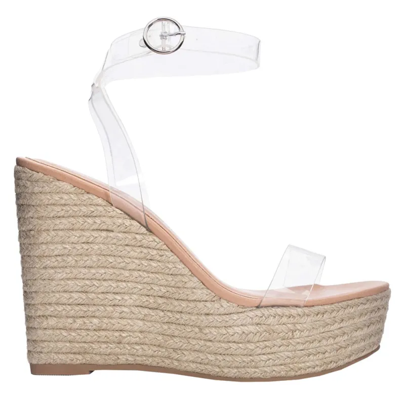 Ello Clear Espadrille Sandals sold by Shoebacca