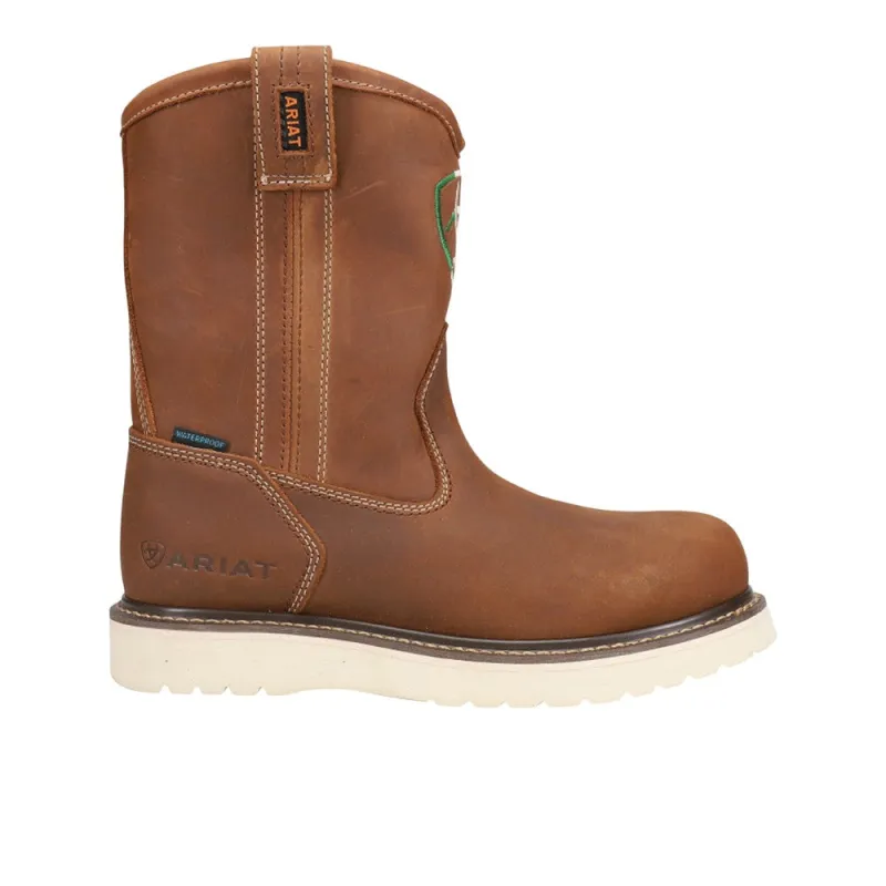 Rebar Wedge 10 Inch Waterproof Soft Toe Work Boots made by Ariat