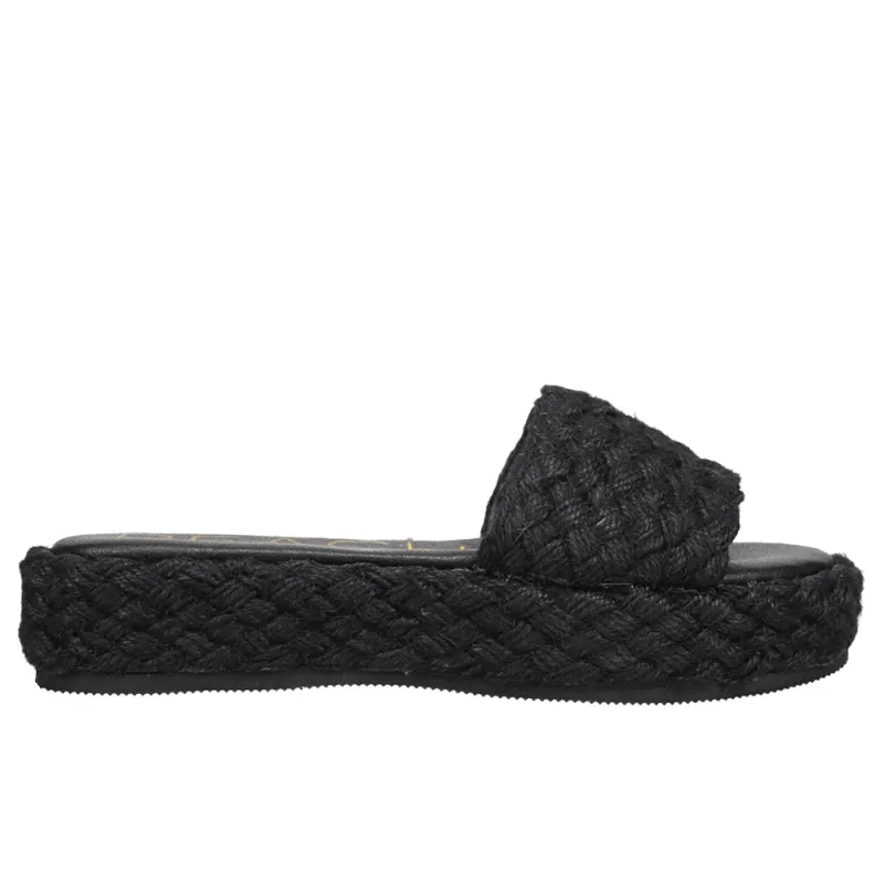 Caspia Espadrille Platform Slide Sandals sold by Shoebacca