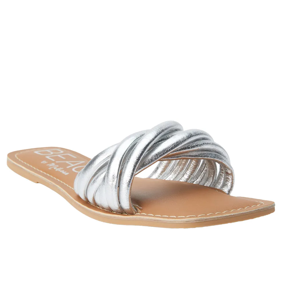 Gale Metallic Slide Sandals sold by Shoebacca product image thumbnail 2