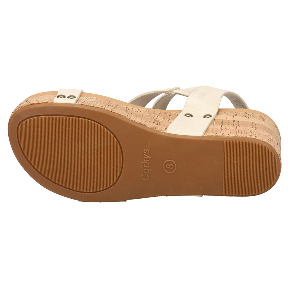 Spring Fling Studded Ankle Strap Wedge Sandals sold by Shoebacca product image thumbnail 5